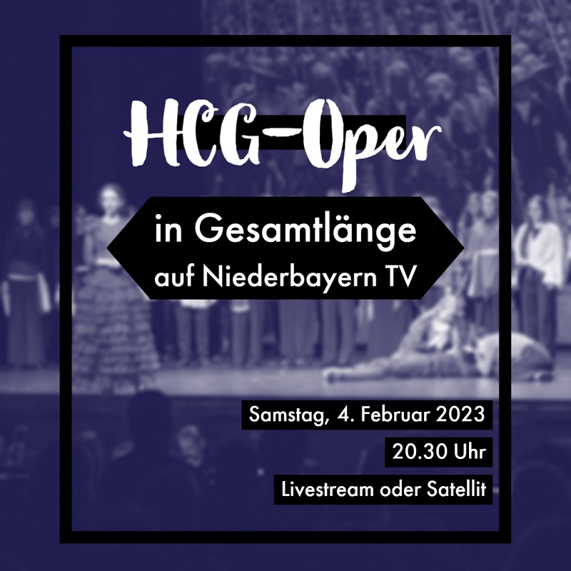 Gesamte HCG-Oper bei Niederbayern TV